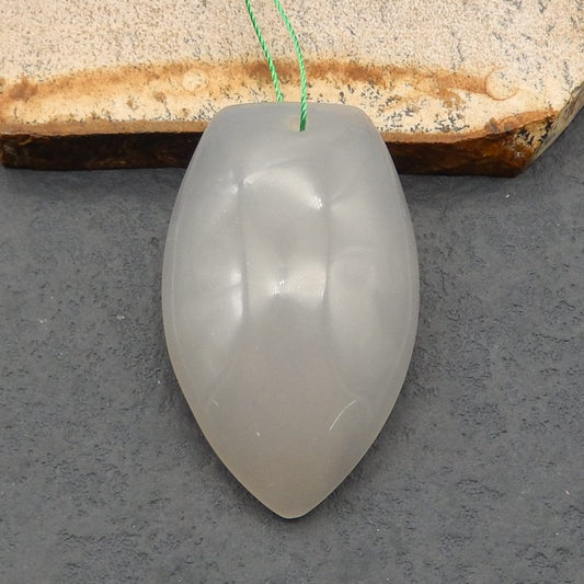 Natural Agate Pendant Bead 30*30*10mm, 21.9g