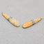 Natural BumbleBee Jasper Earring Beads 39*9*4mm, 4.7g