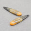 Natural BumbleBee Jasper Earring Beads 39*9*4mm, 4.7g