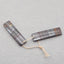 Natural Iron Tiger's Eye Earring Beads 40x10x3mm, 9g