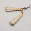 Natural Bumblebee Jasper Earring Beads 35*10*4mm, 4.0g