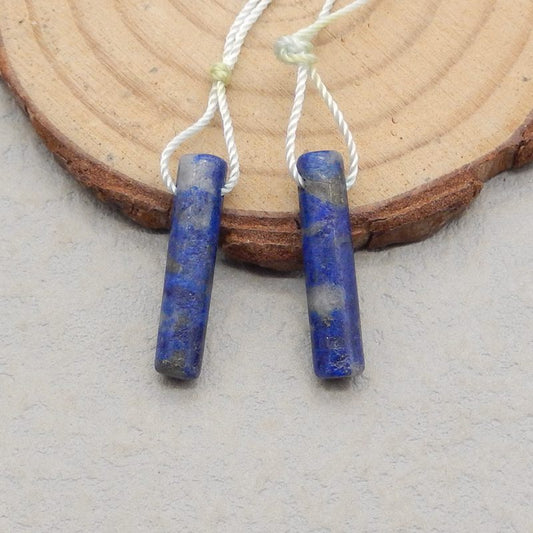 Natural Lapis Lazuli Earring Beads 21*5*5mm, 1.7g