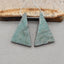 Natural Hemimorphite Earring Beads 31x19x8mm, 11.0g