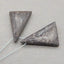 Natural Hemimorphite Earring Beads 31x19x8mm, 11.0g