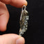 Natural Ocean Jasper Carved Leaf Pendant with 925 Sterling Silver 46*30*8mm, 8.8g