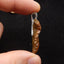 Natural Ocean Jasper Carved Leaf Pendant with 925 Sterling Silver 43*29*8mm, 8.9g