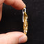 Natural Ocean Jasper Carved Leaf Pendant with 925 Sterling Silver 43*29*8mm, 8.9g