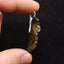 Natural Ocean Jasper Carved Leaf Pendant with 925 Sterling Silver 43*29*8mm, 8.9g