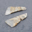 Natural Ocean Jasper Earring Beads 43x20x3mm,  9.5g