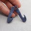 Natural Blue Coral Earring Beads 48*14*5mm, 7.4g