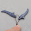 Natural Blue Coral Earring Beads 48*14*5mm, 7.4g
