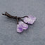 Natural Amethyst Earring Beads 16x11x8mm, 3.9g