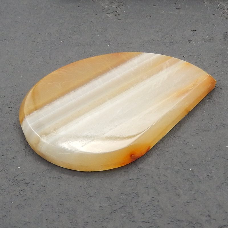 Natural Agate Cabochon 52*38*4mm, 15.6g
