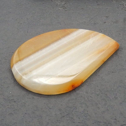Natural Agate Cabochon 52*38*4mm, 15.6g