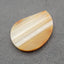 Natural Agate Cabochon 52*38*4mm, 15.6g