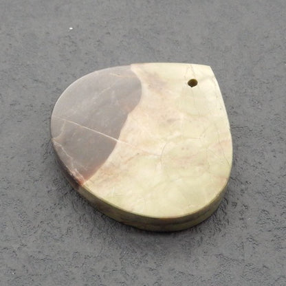 Natural Chohua Jasper Pendant Bead 40*7mm, 20.5g