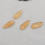4 PCS Yellow Quartz Pendant Beads 26*10*4mm, 27*10*4mm, 7.4g
