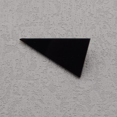 Natural Obsidian Cabochon 33*18*8mm, 2.9g