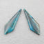Natural Chrysocolla Earring Beads 42*14*3mm, 5.4g