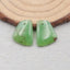 Natural Chrysoprase Earring Beads 15x10x4mm, 2.3g