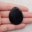Natural Obsidian Gemstone Pendant Bead,Drill Gemstone Pendant, Handmade Pendant Gift, 44×35×6mm, 14.1g