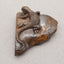 Natural Boulder Opal Carved lizard 72x64x22mm, 104.7g