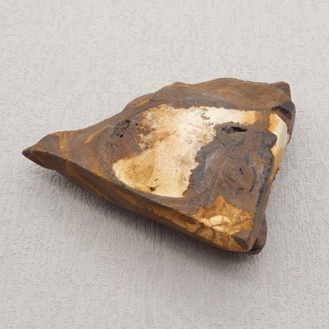 Natural Boulder Opal Carved lizard 72x64x22mm, 104.7g