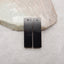 Natural Obsidian, Picture Jasper, Mookaite Jasper Intarsia Rectangle Gemstone Earring Beads, 36x10x4mm, 8.2g