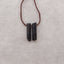Paire de Boucles d'Oreilles Pépite Tourmaline Noire, pierre pour Boucles d'Oreilles, 20x3x2mm, 1.1g