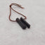 Paire de Boucles d'Oreilles Pépite Tourmaline Noire, pierre pour Boucles d'Oreilles, 20x3x2mm, 1.1g