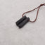Paire de Boucles d'Oreilles Pépite Tourmaline Noire, pierre pour Boucles d'Oreilles, 20x3x2mm, 1.1g