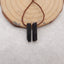 Paire de Boucles d'Oreilles Pépite Tourmaline Noire, pierre pour Boucles d'Oreilles, 20x3x2mm, 1.1g