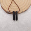 Paire de Boucles d'Oreilles Pépite Tourmaline Noire, pierre pour Boucles d'Oreilles, 20x3x2mm, 1.1g