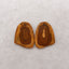 Nugget (Rough Sides) Natural US Biggs Picture Jasper Gemstone Earring Beads, 23x19x4mm, 5g