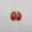 Natural Red Agate Earring Beads,Handmade Earring Pair, Jewelry DIY Making, 22×13×8mm,7.3g