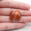 Natural Red Agate Earring Beads,Handmade Earring Pair, Jewelry DIY Making, 22×13×8mm,7.3g