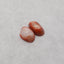 Natural Red Agate Earring Beads,Handmade Earring Pair, Jewelry DIY Making, 22×17×7mm,7.1g