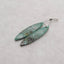 Natural African Turquoise Marquise Gemstone Earring Beads, 44x11x4mm, 6g