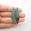Natural African Turquoise Marquise Gemstone Earring Beads, 44x11x4mm, 6g