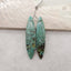 Natural African Turquoise Marquise Gemstone Earring Beads, 44x11x4mm, 6g