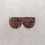 Natural Snow Flake Obsidian Double Holes Gemstone Earring Beads, Drilled Cabochons, 36x30x3mm, 12.2g