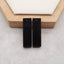 Natural Obsidian, Picture Jasper, Mookaite Jasper Intarsia Rectangle Gemstone Earring Beads, 32x10x4mm, 7.2g