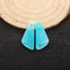 New 1 Pair Nugget Natural Amazonite Gemstone Earring Beads, 20x9x2mm, 1.8g