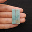 New 1 Pair Natural Amazonite Rectangle Gemstone Earring Beads, 37x9x3mm, 4.8g