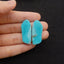 New 1 Pair Nugget Natural Amazonite Gemstone Earring Beads, 32x14x3mm, 5.4g