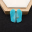 New 1 Pair Nugget Natural Amazonite Gemstone Earring Beads, 32x14x3mm, 5.4g