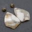 4 PCS Nugget (Rough Sides)  Natural Ocean Jasper Gemstone, Handmade Jewelry,23x17x4mm,5mm,4g