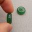 Natural Green Jade Carved donut Earring Beads 20*20*8mm, 10.2g