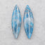 Natural Blue Apatite Crystal Earring Beads 37*10*5mm, 6.4g
