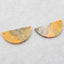 Natural Bumblebee Jasper Earring Beads 40*20*3mm, 10.4g
